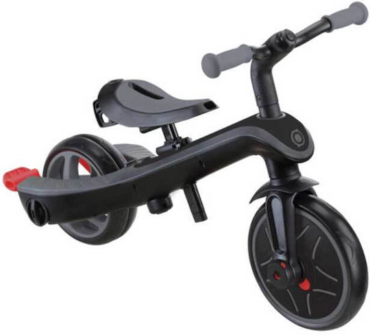 Globber Explorer Deluxe Превозно Средство с Ръкохватка за Родител 4 в 1 за 10 Месеца Сив