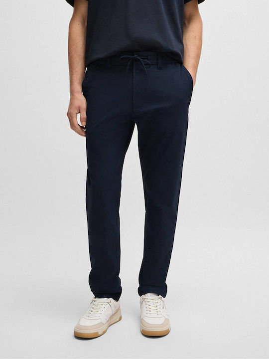 Hugo Boss Trousers Chino Dark Blue