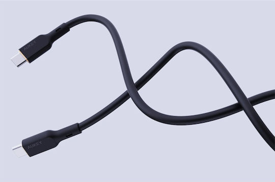 Aukey USB 2.0 Cable USB-C male - USB-C 240W PD Μαύρο 1m CB-SCC241