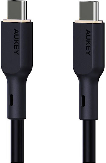Aukey USB 2.0 Cable USB-C male - USB-C 240W PD Μαύρο 1m CB-SCC241