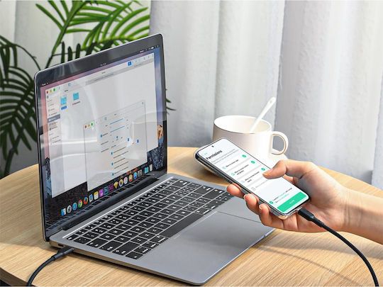 Aukey USB 2.0 Cable USB-C male - USB-C 240W PD Μαύρο 1m CB-SCC241