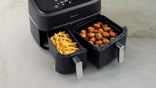 Philips 3000 Series Air Fryer με Διπλό Αποσπώμενο Κάδο 9lt Μαύρο