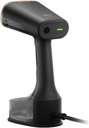 Braun Quickstyle 7 Ατμοκαθαριστής Ρούχων Χειρός 1600W με Δοχείο 250ml Μαύρος