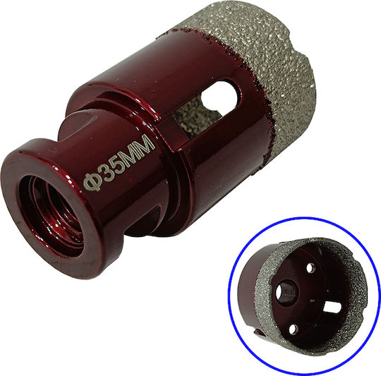 SKS Tools Ποτηροτρύπανo με Διάμετρο 35mm για Πλακάκι