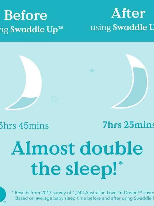 Love to Dream Winter Sleeping Bag Swaddle Up 2.5 Tog White