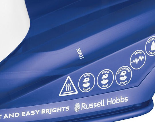 Russell Hobbs Ютия с Пара 2400W с Постоянна Парна Струя 35л/мин