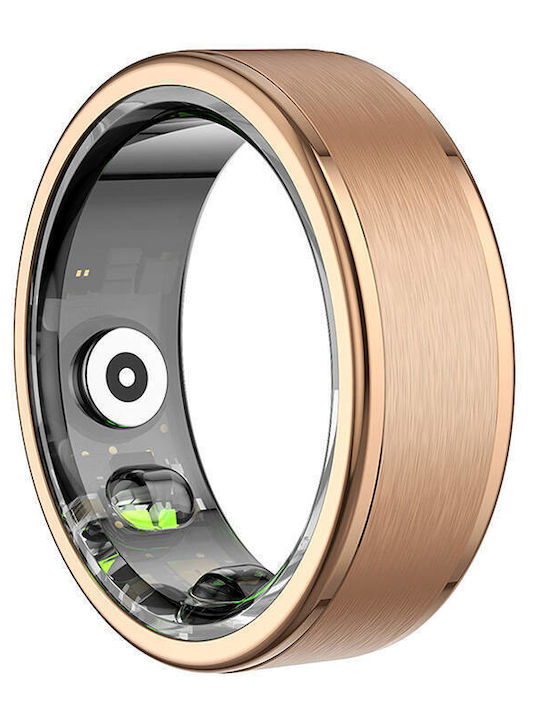 Colmi R03 Smart Ring 20.3mm Αδιάβροχο με Παλμογράφο Χρυσό