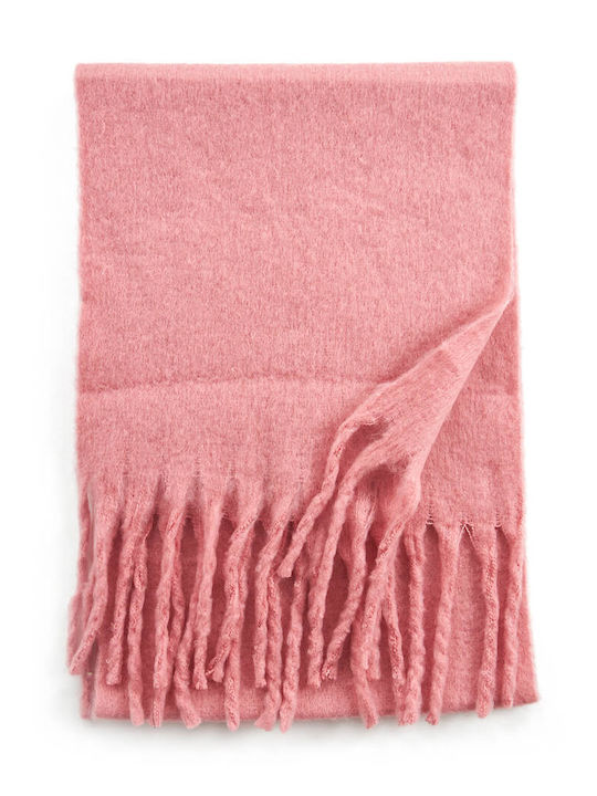 Verde Women's Wool Scarf Pink