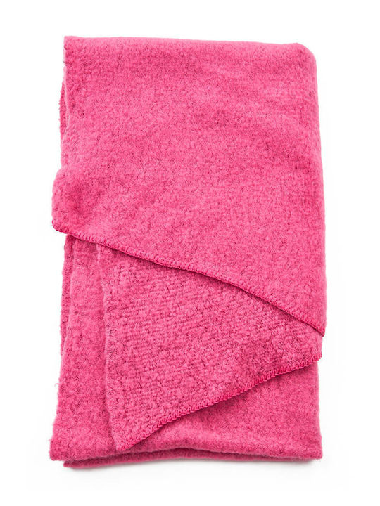 Verde Women's Wool Scarf Fuchsia