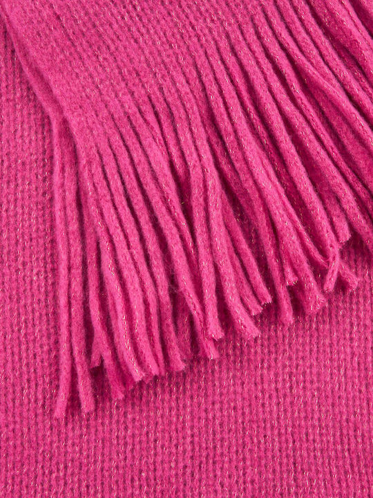 Frauen Wollschal Fuchsie