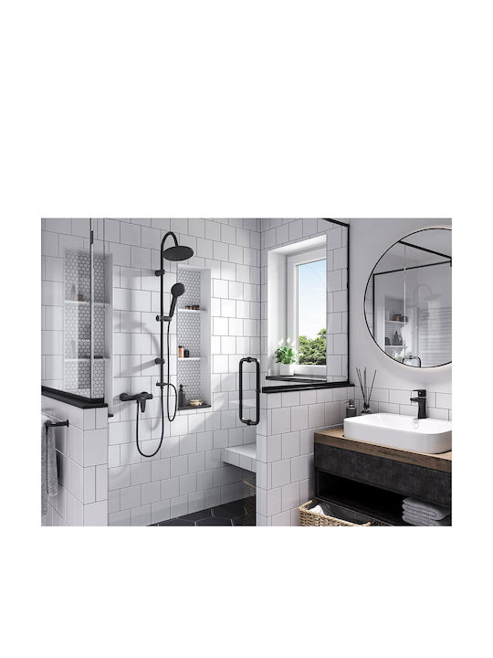 Ferro Algeo Mixing Sink Faucet Black