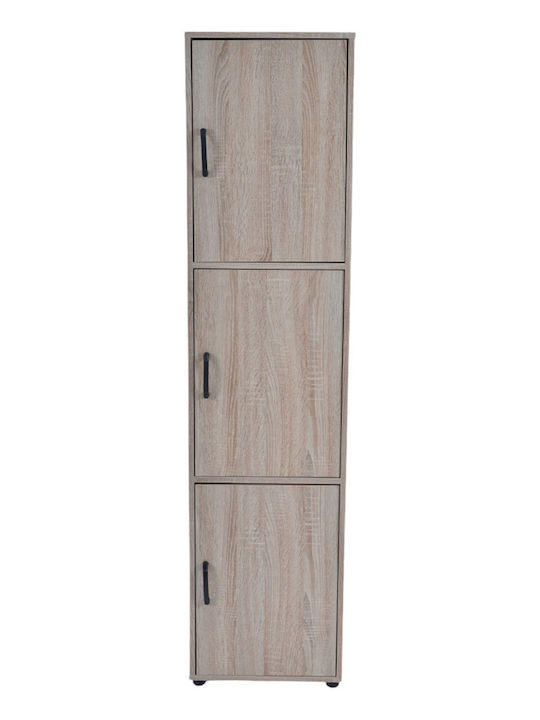 Ankor Επιδαπέδια Ραφιέρα Μπάνιου Ξύλινη 40x30x166cm
