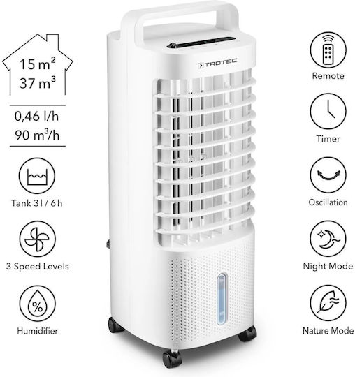 Trotec PAE 11 Luftkühler 45W Weiß