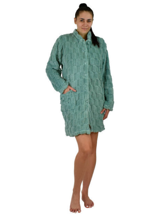 Koyote Χειμερινή Γυναικεία Fleece Ρόμπα Koyote Χειμερινή Γυναικεία Fleece Ρόμπα