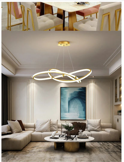 Home Lighting Hängelampe Gold