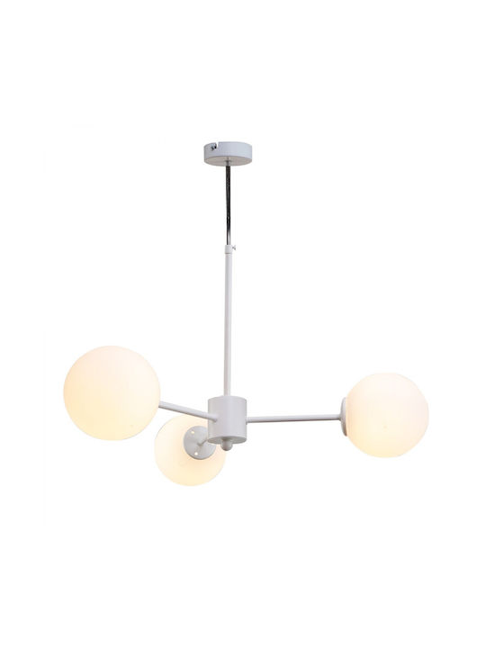 Inlight Pendant Light White with Socket G9 70x70cm