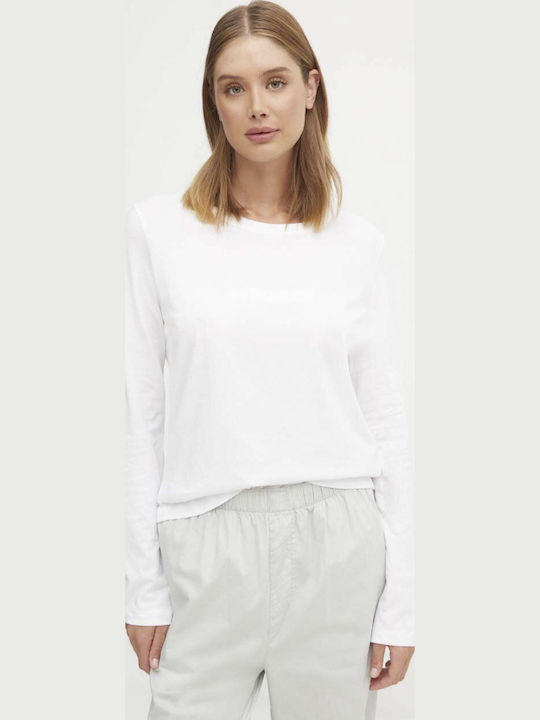Calvin Klein Χειμερινό Γυναικείο Σετ Πιτζάμας Λευκό