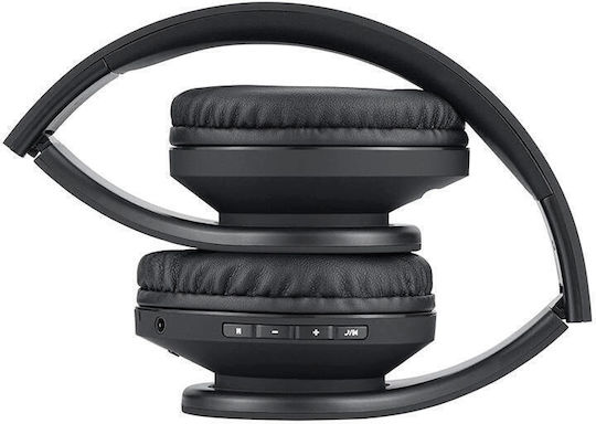 PowerLocus P2 Wireless / Wired Over Ear Headphones with Radio with 20 hours of Operation Black 069319