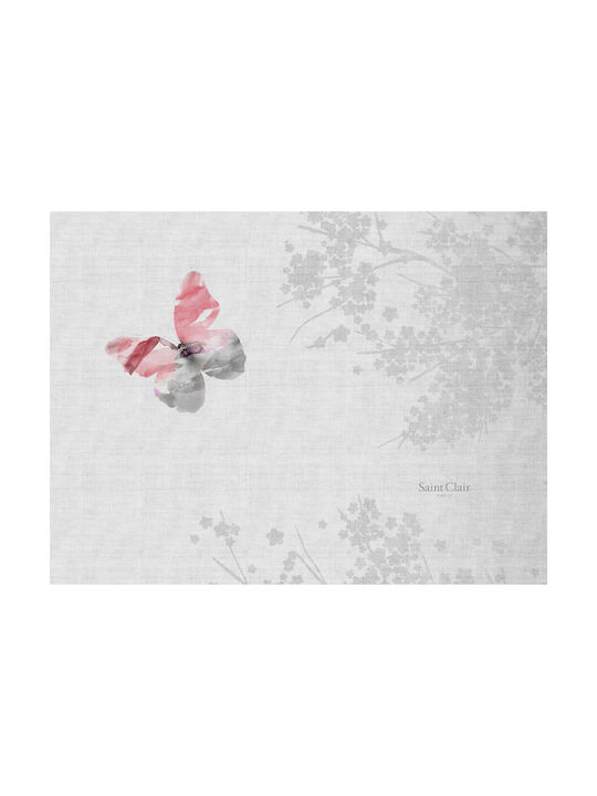 Saint Clair 3045 Σουπλά Μεταλλικό Ασημί 45x33cm Saint Clair 3045 Σουπλά Μεταλλικό Ασημί 45x33cm