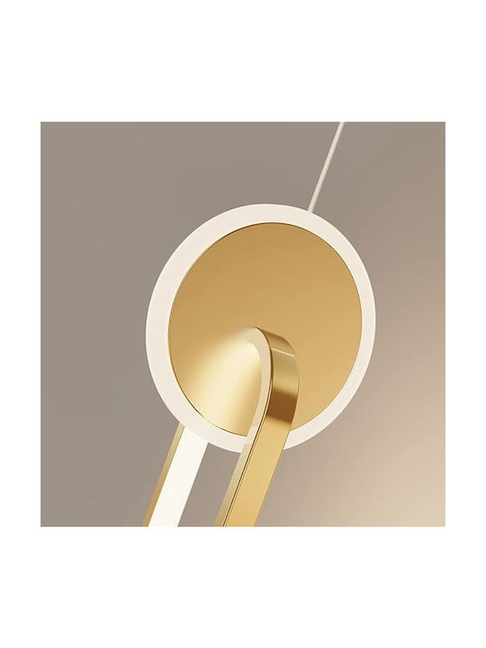 Home Lighting Bria Κρεμαστό Φωτιστικό Χρυσό LED με Ρυθμιζόμενο Λευκό Φως