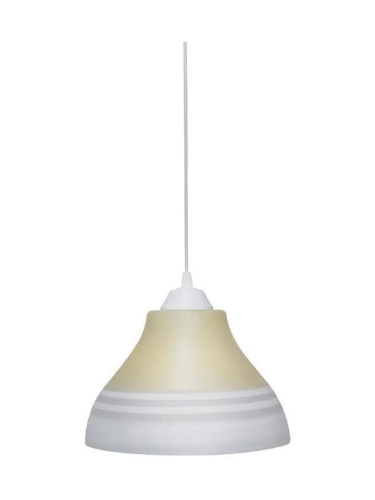 Heronia 1l Hängelampe Rosa mit Fassung E27 25x85cm.