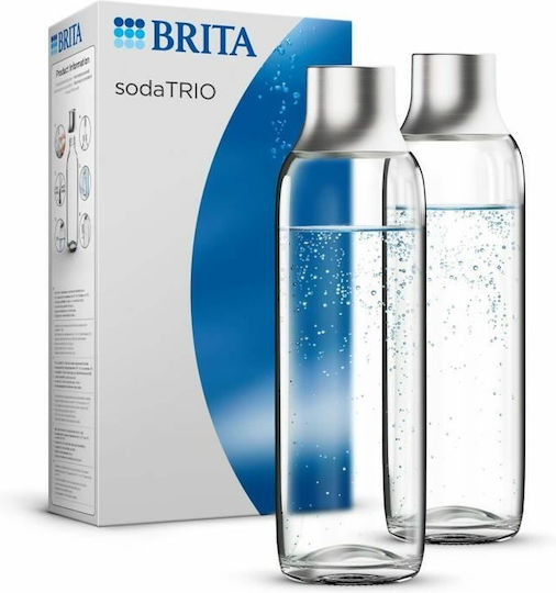 Brita Sodatrio Μπουκάλι Νερού Γυάλινο με Βιδωτό Καπάκι