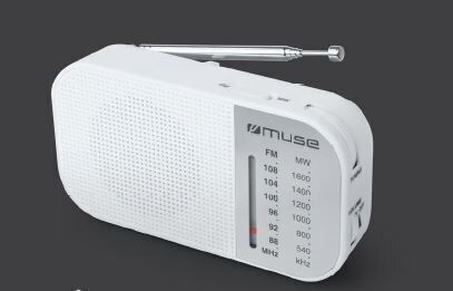 Muse M-025 RW Cu baterie Alb