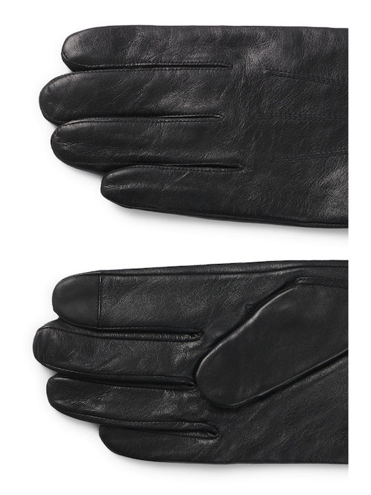 Hugo Boss Men's Leather Gloves Black