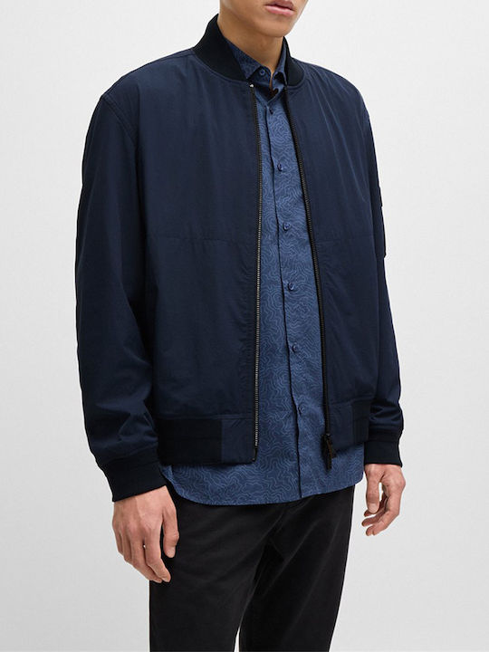 Hugo Boss Jacket Bomber Navy Blue