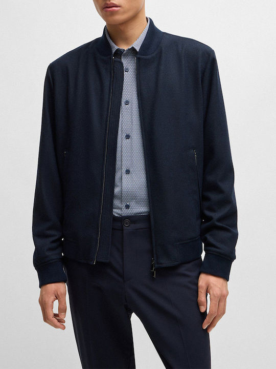 Hugo Boss Jacket Bomber Navy Blue