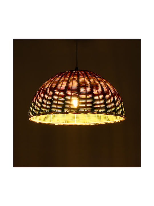 GloboStar Caballeros Multicolour Boho Grid Pendant Ceiling Light with E27 Socket 40x20x20cm