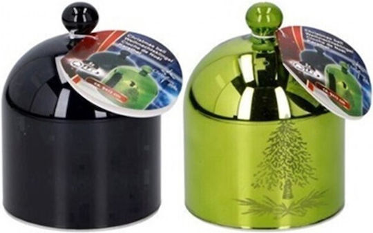 Atmosphera Illuminated Christmas Glass Figure Bell Bell Length 9cm with Music (Μiscellaneous Colors)