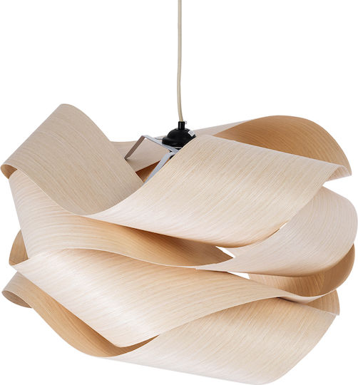 GloboStar Sardigna Ceiling Light Beige Boho Grid with E27 Socket 60x60x30cm