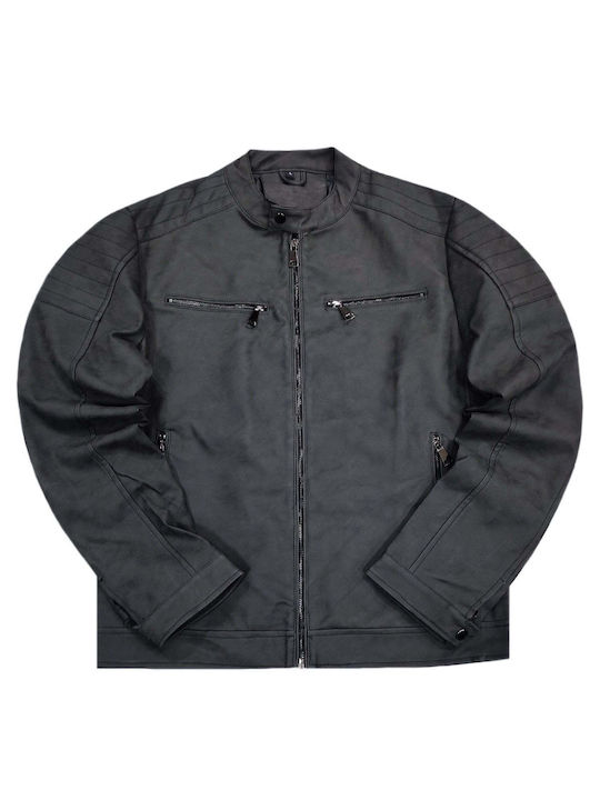 Gang Clothing Faux Leather Jacket Black