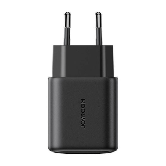 Joyroom Charger Without Cable with USB-C Port 20W Power Delivery / Quick Charge 3.0 Black (JR-TCF20)