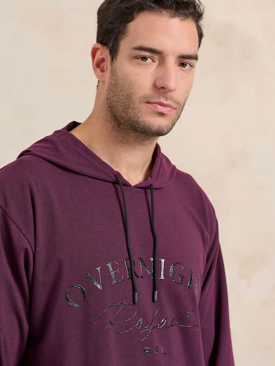 Rafael Men's Winter Pajama Pants Aubergine