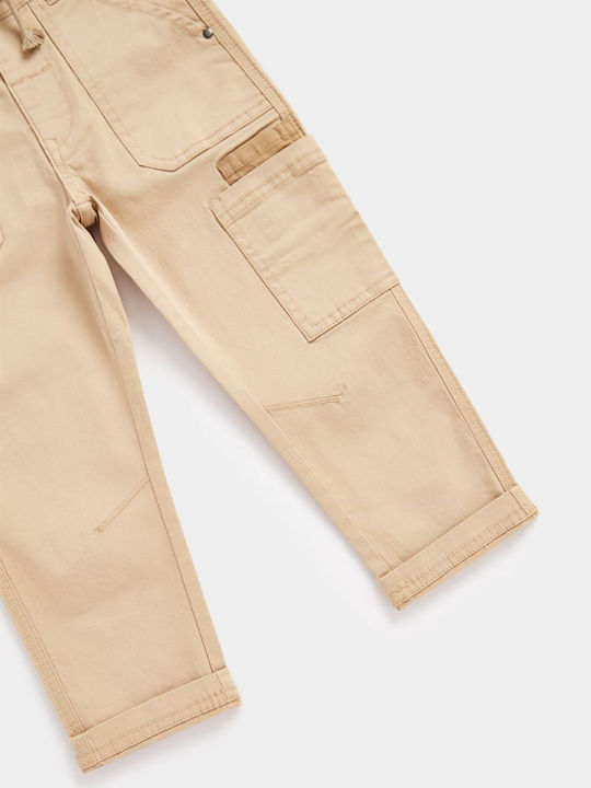 Kids' Cargo Pants Beige
