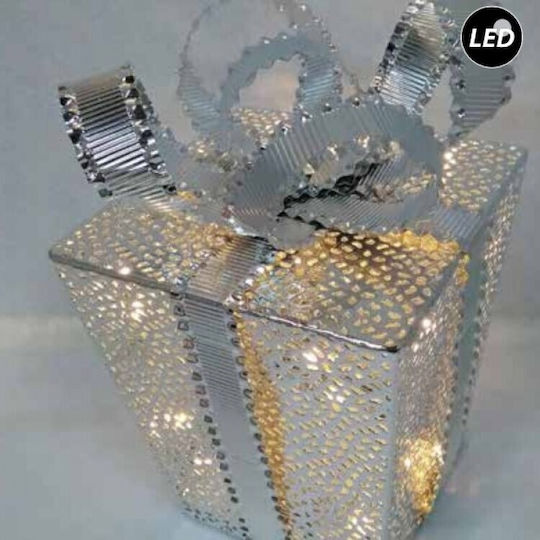 Fos me Weihnachtliche Metallisch Figur Box Silber 21x21x21cm