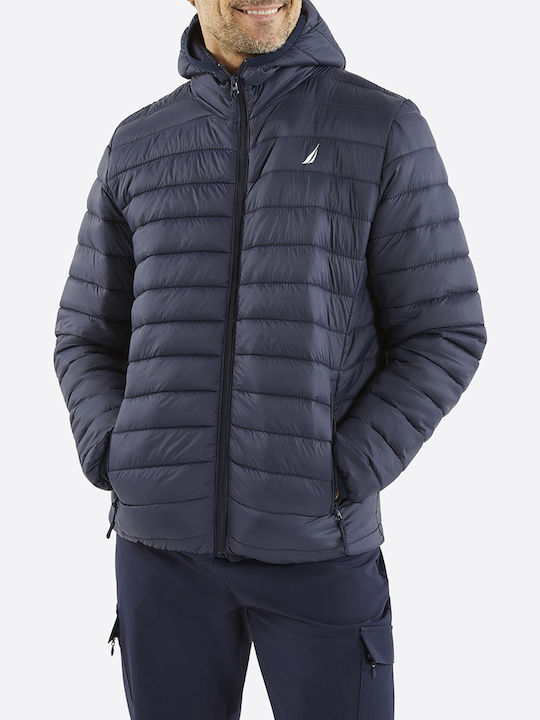 Nautica Jacket Puffer Navy Blue