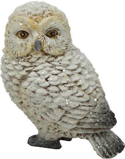 +Efo Christmas Plastic Figure Owl Height 8cm 2pcs