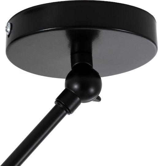 GloboStar Lotus Red Bell Pendant Ceiling Light with E27 Socket 30x21x21cm
