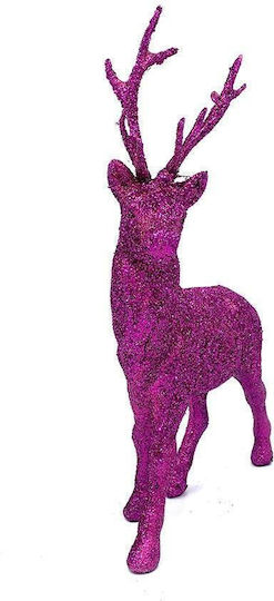 LiebeQueen Weihnachtliche Figur Rentier Lila
