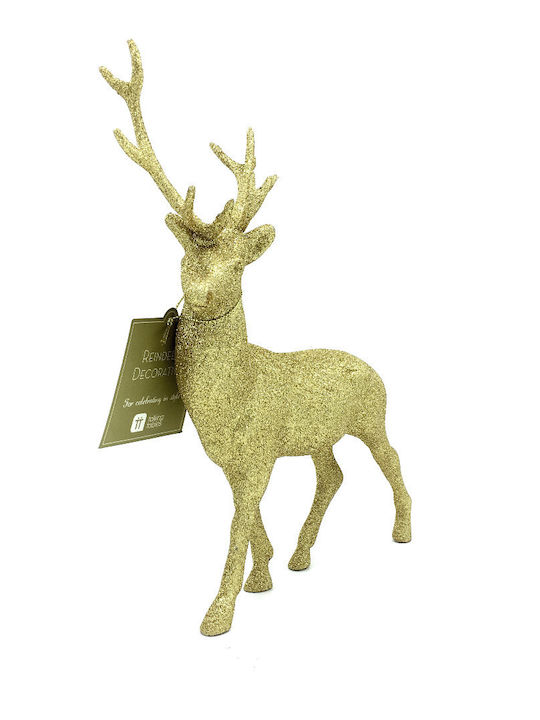 Talking Tables Christmas Figure Reindeer Gold