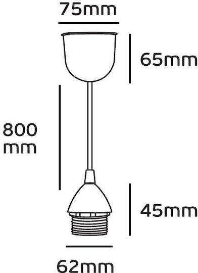 VK Lighting Smart Κρεμαστό Φωτιστικό Χρυσό VK Lighting Smart Κρεμαστό Φωτιστικό Χρυσό