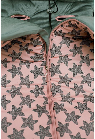 Interbaby Star Universal Kinderwagen-Fußsack Rosa