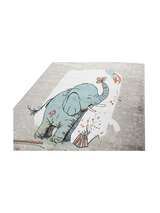 Carousel Kids Rug Gri 160x230cm