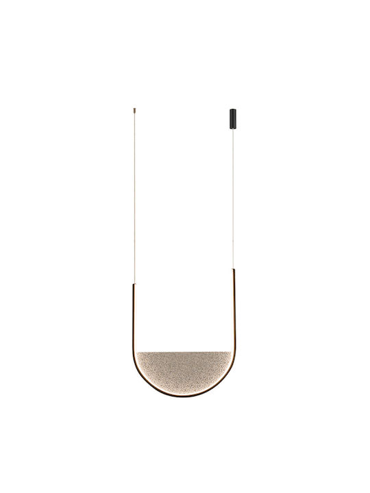 Zambelis Lights Κρεμαστό Φωτιστικό Μαύρο LED 32x40.5x40.5εκ.