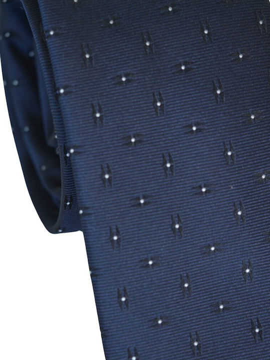 Hugo Men's Tie Silk in Blue Color