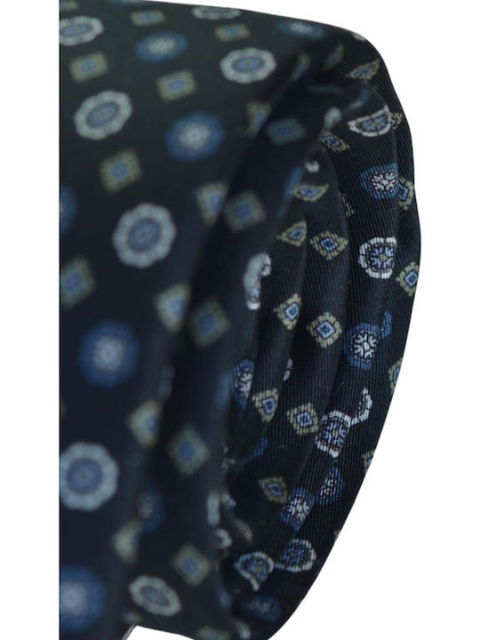 Boss Men's Tie Silk Printed in Blue Color