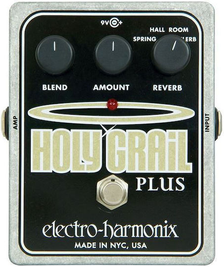 Electro-Harmonix Holy Grail Plus Πετάλι Effect Reverb Ηλεκτροακουστικών Οργάνων, Ηλεκτρικής Κιθάρας και Ηλεκτρικού Μπάσου